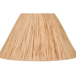 Fabrique de Styles Abat-jour conique en raphia d30cm* Abat-jour