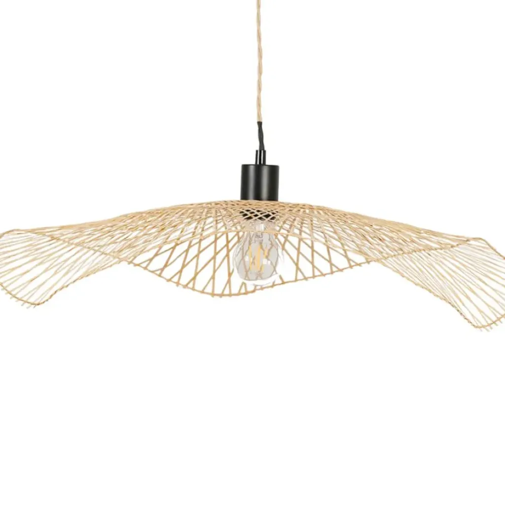 Fabrique de Styles Abat-jour non électrifié en bambou d65cm - Libellule* Suspensions
