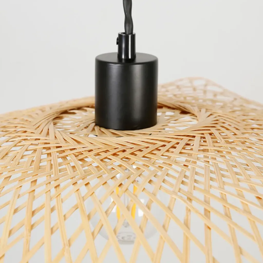 Fabrique de Styles Abat-jour non électrifié en bambou d65cm - Libellule* Suspensions