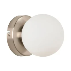 Fabrique de Styles Applique en metal et verre h12cm alu brosse - seventy* Appliques