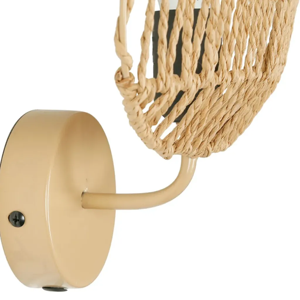 Fabrique de Styles Applique feuille le avec intérupteur H33cm corde de papier - Calyp* Appliques