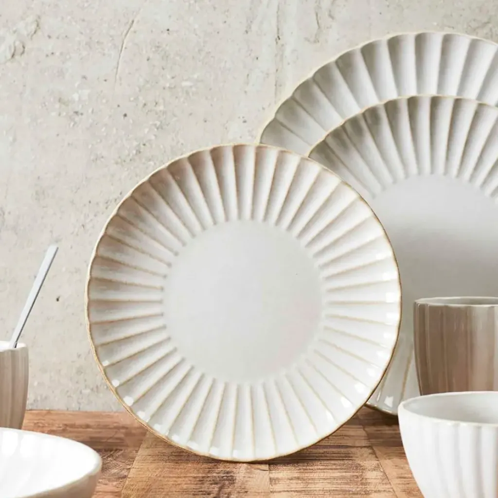 Fabrique de Styles Assiette à dessert en céramique d21cm - Vlora* Assiettes