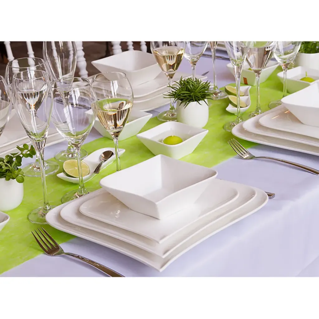 Fabrique de Styles Assiette à dessert en porcelaine d20.4cm - melody* Assiettes