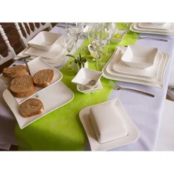 Fabrique de Styles Assiette à dessert en porcelaine d20.4cm - melody* Assiettes