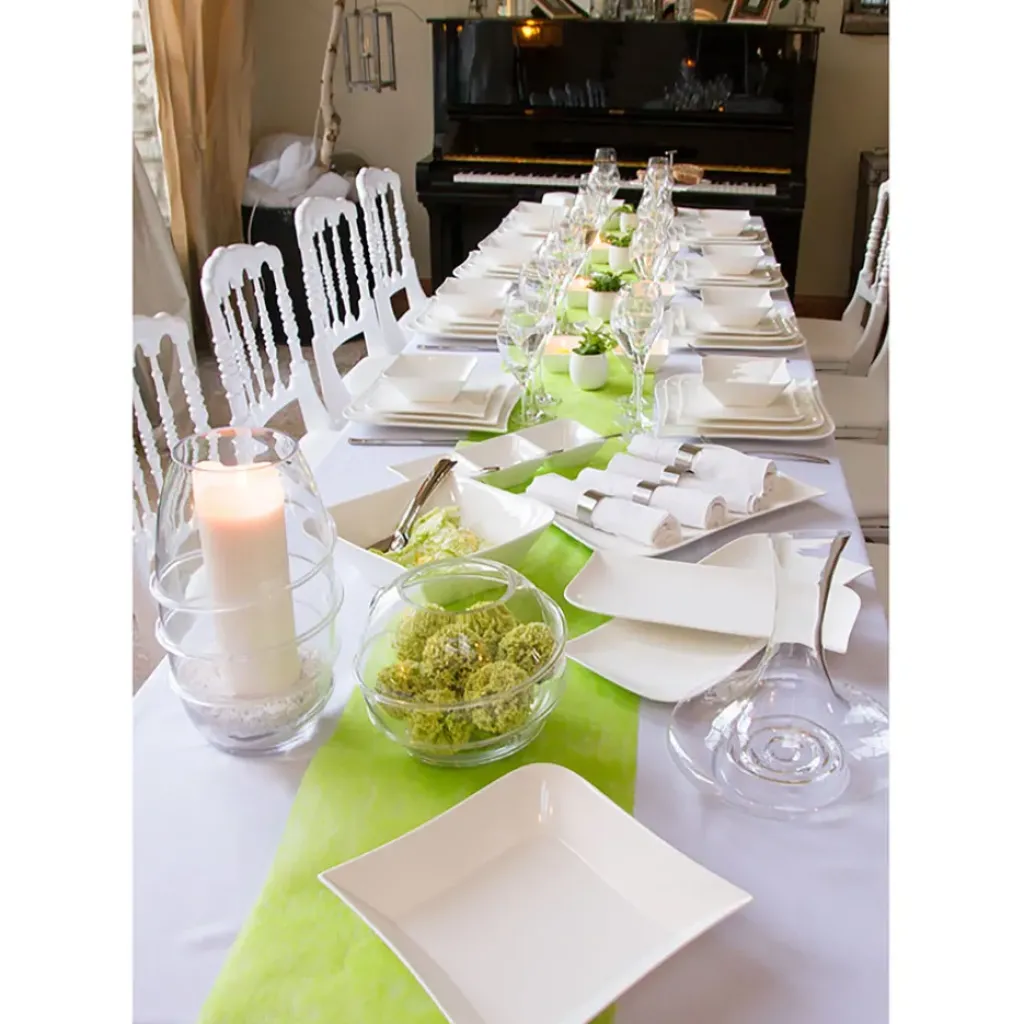 Fabrique de Styles Assiette à dessert en porcelaine d20.4cm - melody* Assiettes