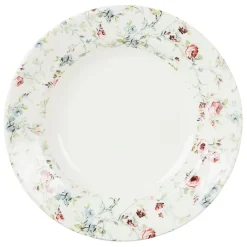 Fabrique de Styles Assiette creuse en faïence d23cm - fleurs champs* Assiettes