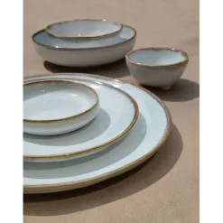 Fabrique de Styles Assiette creuse en grès nacré d19cm - Nori* Bols Et Coupelles