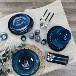 Fabrique de Styles Assiette galet en grès d27.5cm - au gres du temps* Assiettes