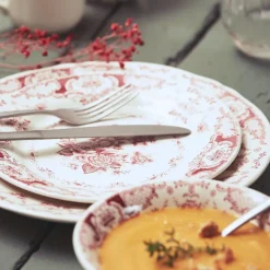 Fabrique de Styles Assiette plate en faience d26cm - clothilde* Assiettes