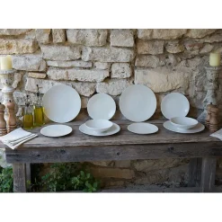 Fabrique de Styles Assiette plate en grès d27cm - Vesuvio* Assiettes