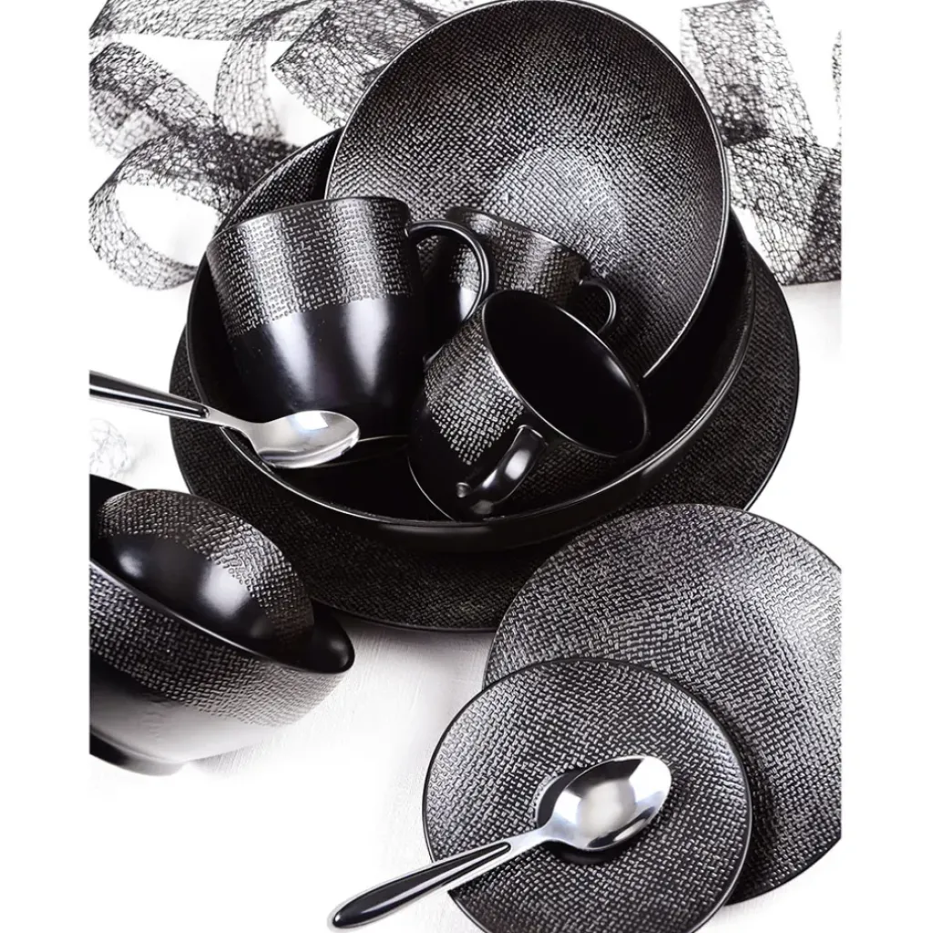 Fabrique de Styles Assiette plate en grès d27cm - Vesuvio* Assiettes