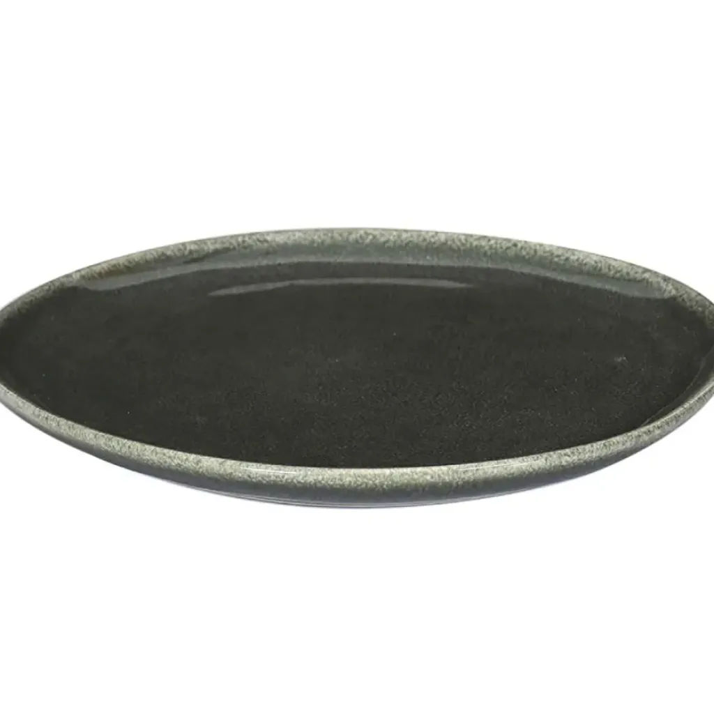 Fabrique de Styles Assiette plate en grès d27cm - Black forest* Assiettes