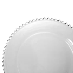 Fabrique de Styles Assiette plate en verre d26cm - perloa* Assiettes