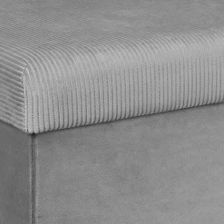 Fabrique de Styles Banc coffre pliable en velours côtelé - Julia* Bancs Et Banquettes