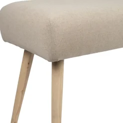 Fabrique de Styles Banc en lin coton et pin écru - Element* Bancs Et Banquettes