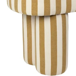 Fabrique de Styles Banc rayé en coton et bois d'hévéa - Belly* Bancs Et Banquettes