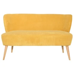 Fabrique de Styles Banquette 2 places en velours côtelé - Eleonor* Bancs Et Banquettes