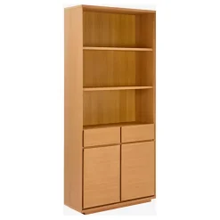 Fabrique de Styles Bibliothèque 2 portes en chêne - Hazo* Bibliothèques Et Étagères