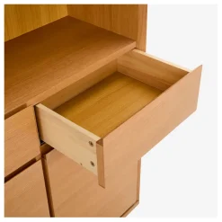 Fabrique de Styles Bibliothèque 2 portes en chêne - Hazo* Bibliothèques Et Étagères