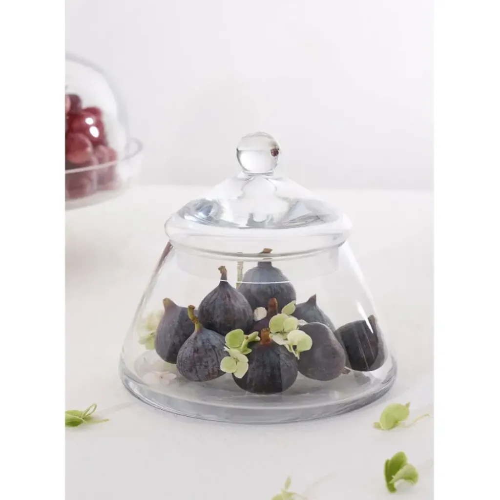 Fabrique de Styles Bocal en verre avec couvercle d21cm - Angele* Pots Et Bocaux