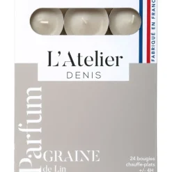Fabrique de Styles Boite de 24 bougies chauffe-plats parfumés graine de - gris* Bougies Parfumées