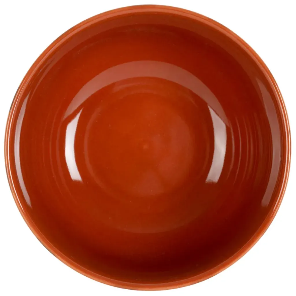 Fabrique de Styles Bol en grès rayé émeraude et blanc 35cl - Alaria* Bols Et Coupelles