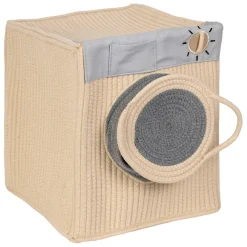 Fabrique de Styles Boîte rangement lave-linge en coton écru - Sweetdream*Enfant Déco