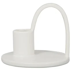 Fabrique de Styles Bougeoir avec anse en grès - blue sand* Photophores, Bougeoirs Et Lanternes