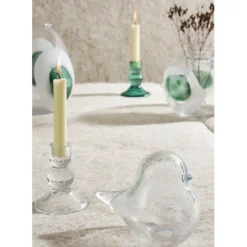 Fabrique de Styles Bougeoir en verre h10cm - Alphe* Photophores, Bougeoirs Et Lanternes