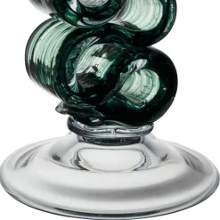 Fabrique de Styles Bougeoir en verre émeraude h23.5cm - Sablon* Photophores, Bougeoirs Et Lanternes