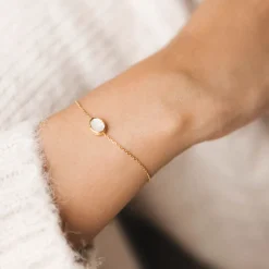 Fabrique de Styles Bougie Bijou Bracelet Or pierre Nacre lavande boisé 50h* Bougies Parfumées