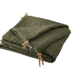 Fabrique de Styles Bout de lit en lin lavé 90x200cm - Soline* Couvre-lits