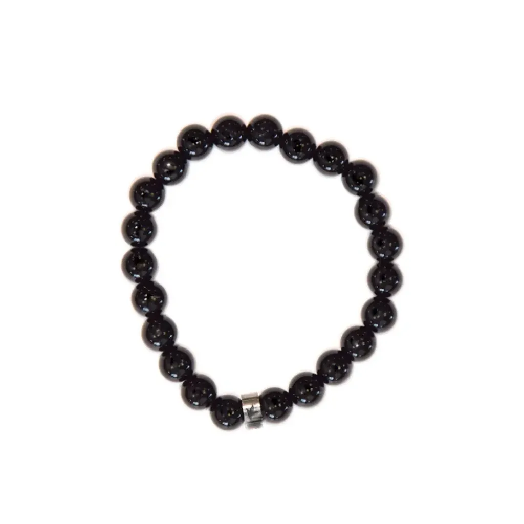 Fabrique de Styles Bracelet obsidienne e perles rondes 8mm* Bijoux Fantaisie
