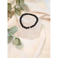 Fabrique de Styles Bracelet obsidienne e perles rondes 6mm* Bijoux Fantaisie