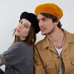 Fabrique de Styles Béret Curcuma Laulhère 100% laine de Merinos - Taille unique* Accessoires Mode