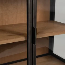 Fabrique de Styles Buffet bas 2 portes en manguier naturel et fer h90cm - Tucson* Buffets Et Vitrines