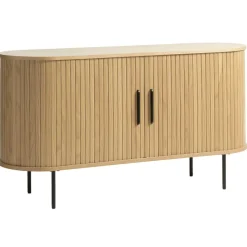 Fabrique de Styles Buffet en placage chêne 140x45cm - nola* Buffets Et Vitrines