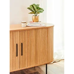 Fabrique de Styles Buffet en placage chêne 140x45cm - nola* Buffets Et Vitrines