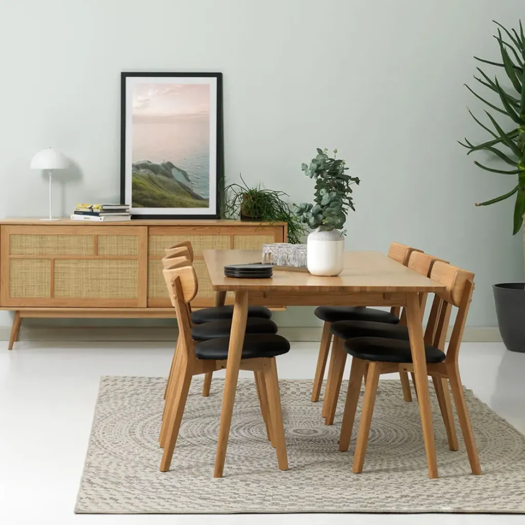 Fabrique de Styles Buffet en placage chêne h80cm - barrali* Buffets Et Vitrines