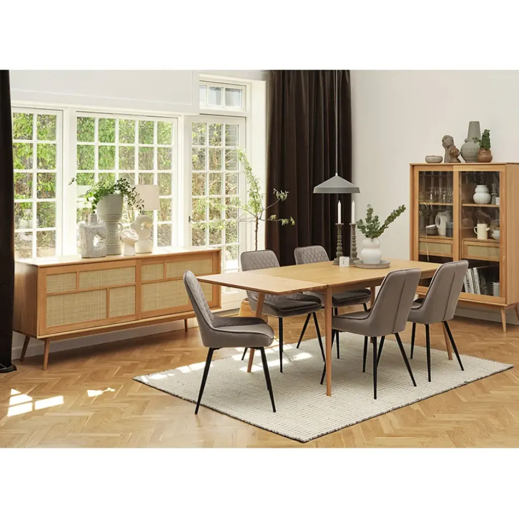 Fabrique de Styles Buffet en placage chêne h80cm - barrali* Buffets Et Vitrines