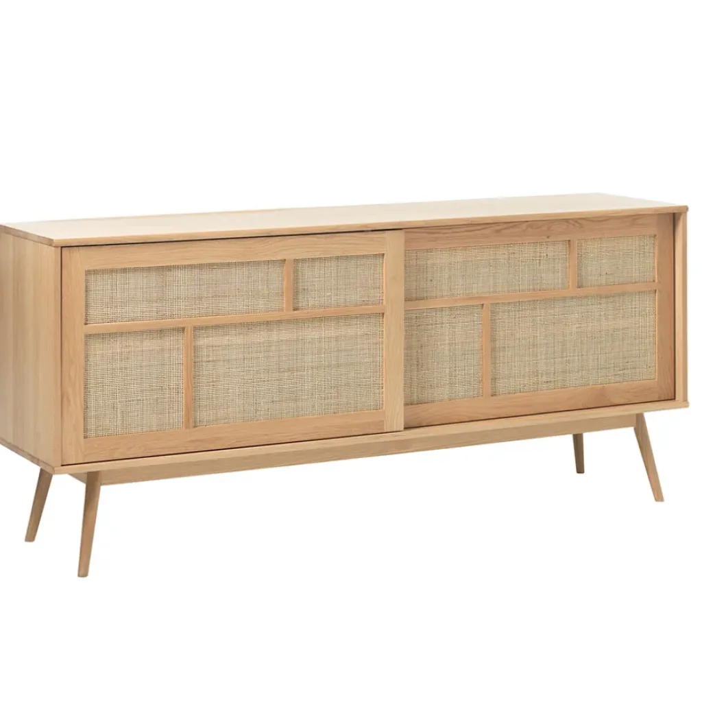 Fabrique de Styles Buffet en placage chêne h80cm - barrali* Buffets Et Vitrines