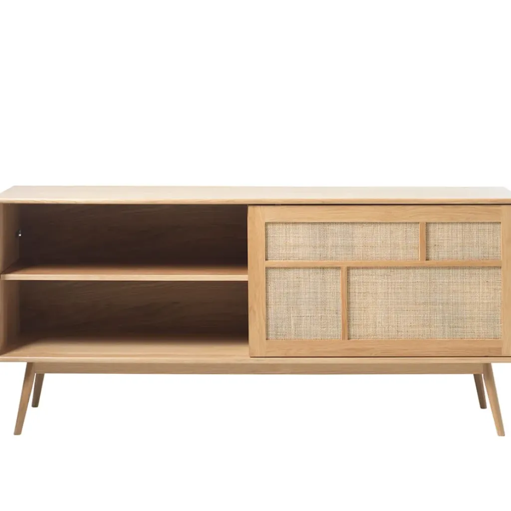 Fabrique de Styles Buffet en placage chêne h80cm - barrali* Buffets Et Vitrines