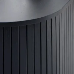 Fabrique de Styles Buffet placage chêne 3 étagères h118cm - Nola* Buffets Et Vitrines