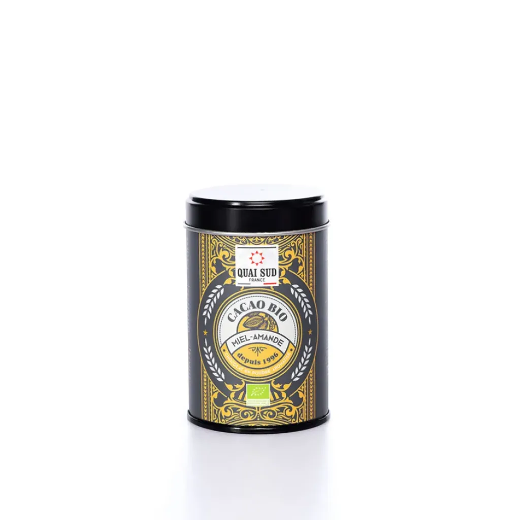 Fabrique de Styles Cacao miel-amande bio boite pop noire 250g* Chocolats Et Confiseries