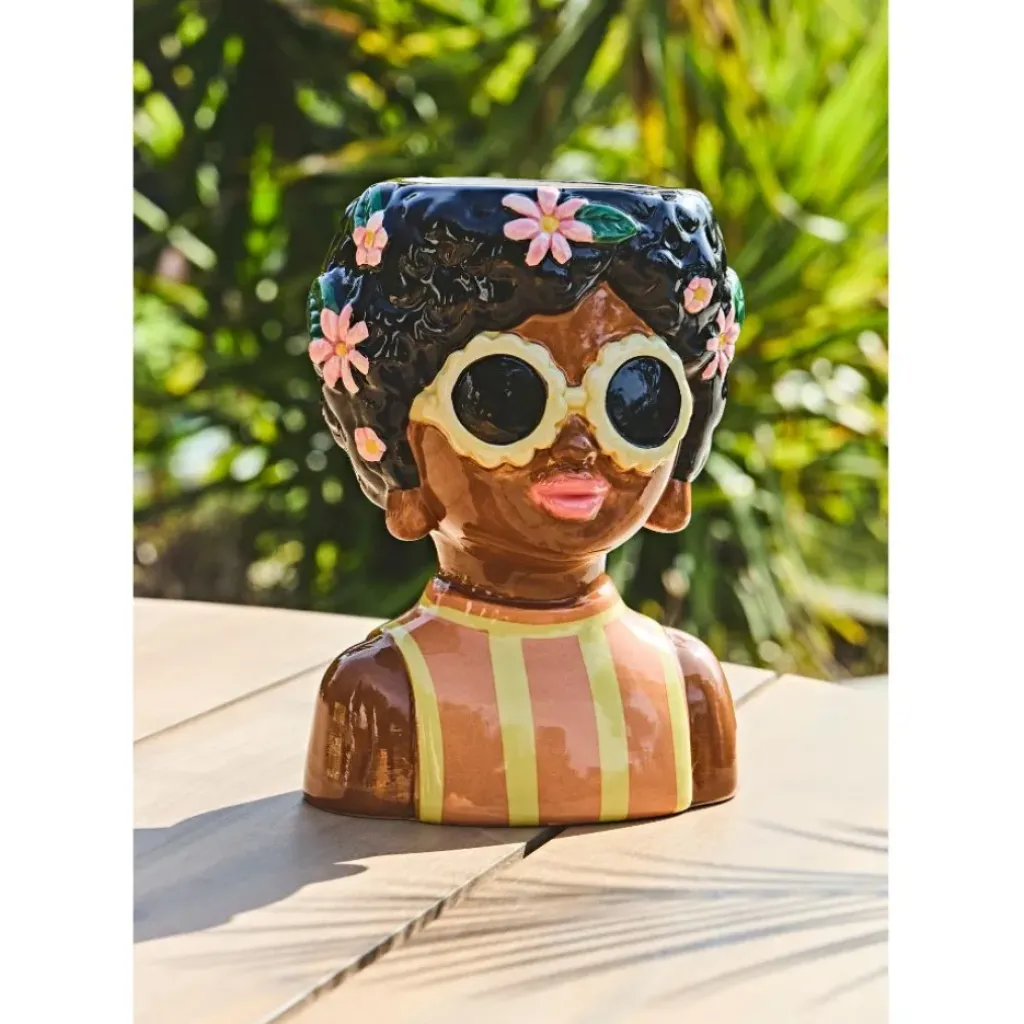 Fabrique de Styles Cache pot en dolomite - Funny* Vases Et Soliflores