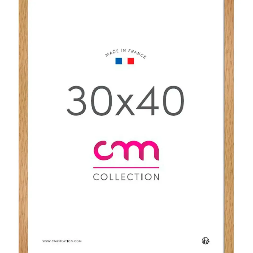 Fabrique de Styles Cadre photo en panneau de et verre 30x40cm - Lario* Cadres Photos