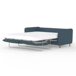 Fabrique de Styles Canapé convertible 2 places Gustave - Tissu Texturé - Crown Moutarde* Canapés Convertibles