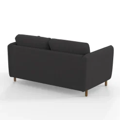 Fabrique de Styles Canapé convertible 2 places Bultex Gustave - Tissu - Enjoy Anthracite* Canapés Convertibles