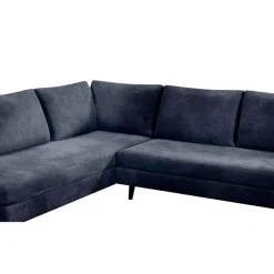 Fabrique de Styles Canapé d'angle droit 5 places André - effet velours - Seven emerald* Canapés D'angle