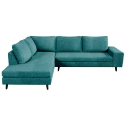 Fabrique de Styles Canapé d'angle gauche 5 places André - tissu texturé - Crown moutarde* Canapés D'angle